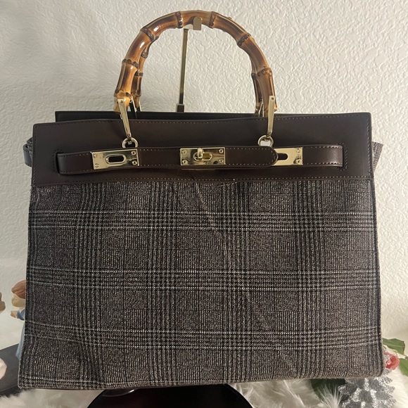 Le Vernis Plaid Bag